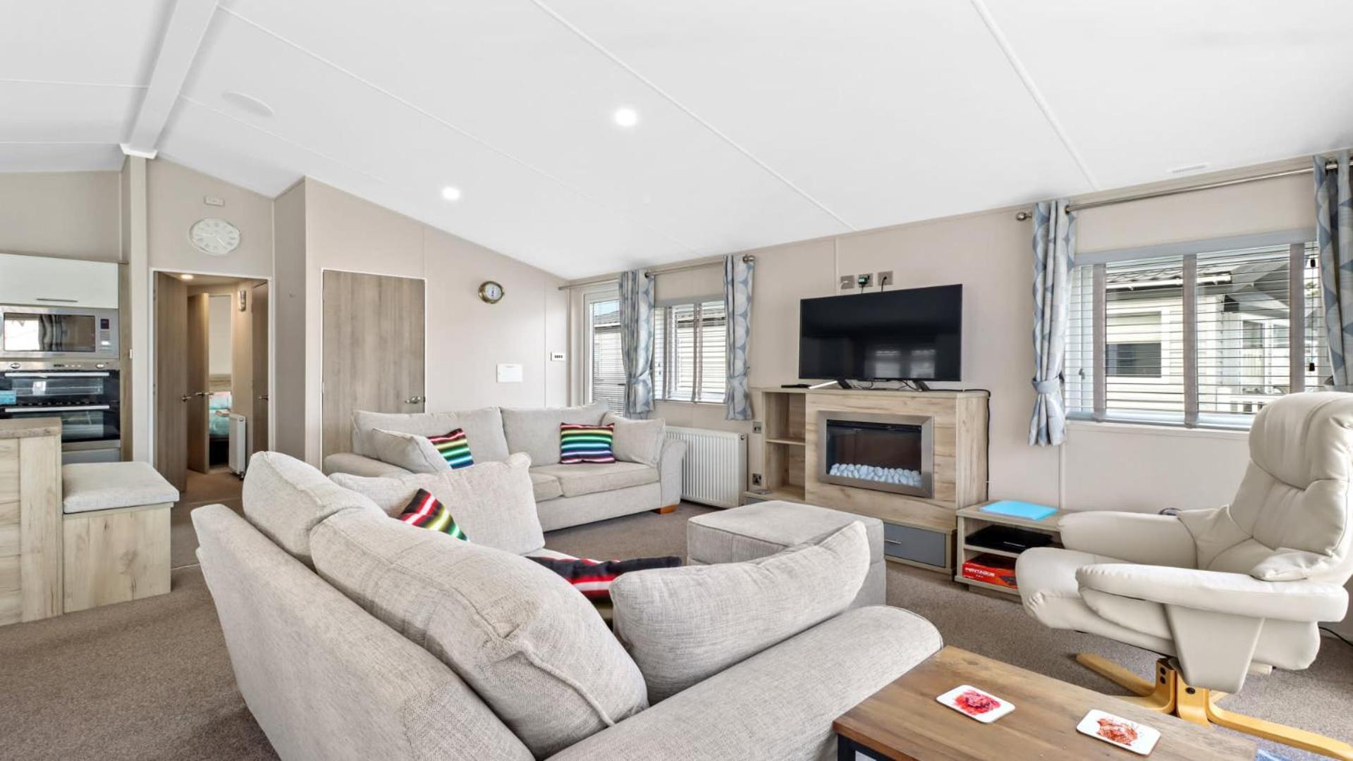 33 Beach Retreat Lodge Pevensey Bay Holiday Park Экстерьер фото